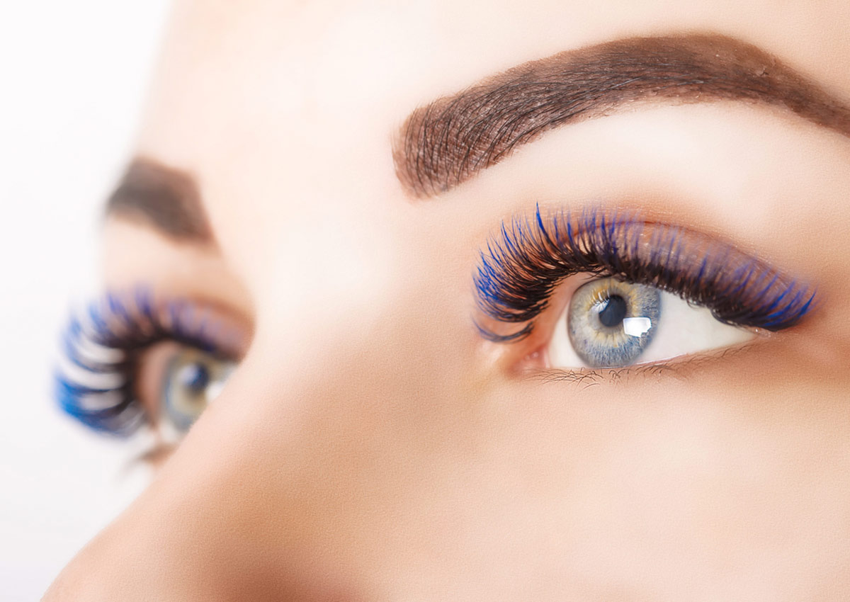 Colorful Eyelash Extensions